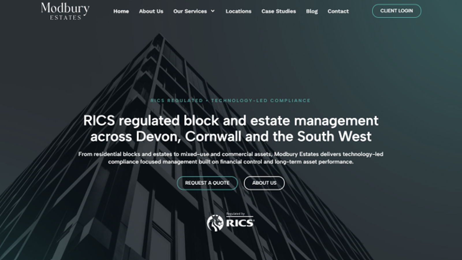 Modbury Estates website